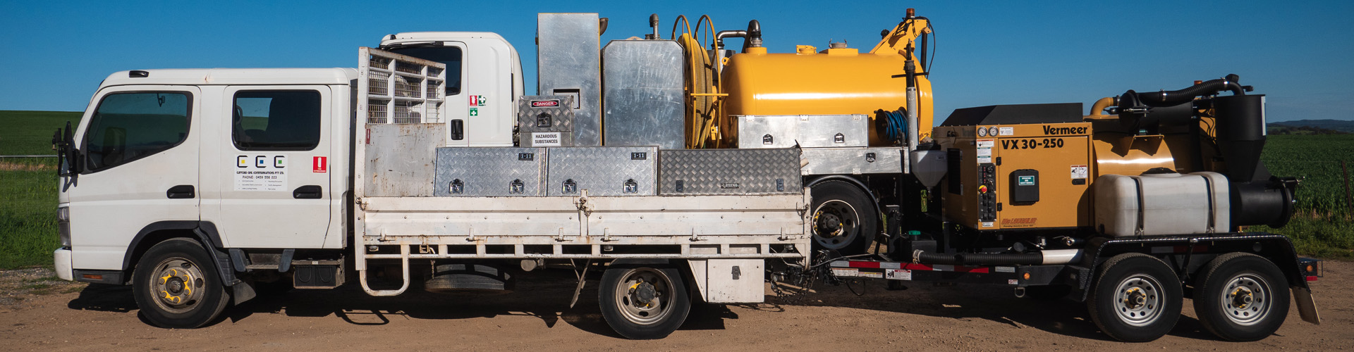 Vacuum Truck Services Clifford Civil Communications